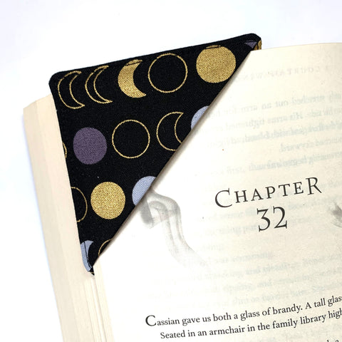 Moon Phase Corner Bookmark