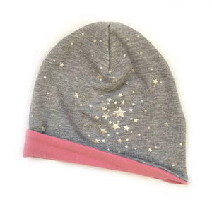 Silver Star Slouched Beanie