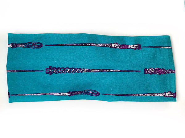 Wands Headband - Turquoise and Purple
