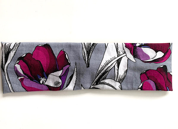 Purple Tulips Headband