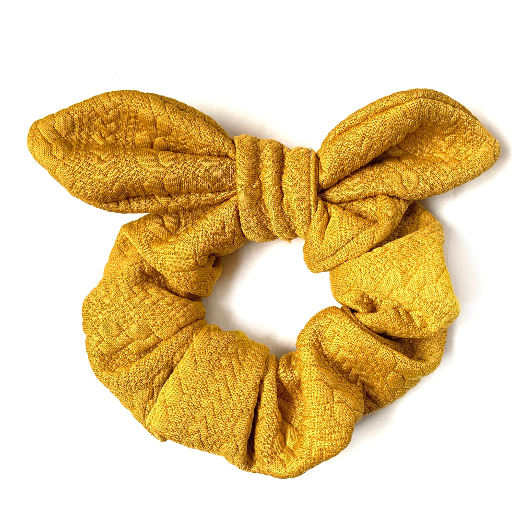 Knit Sweater Mustard Scrunchie