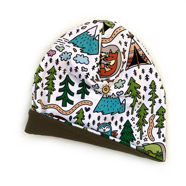 Camping Map Beanie