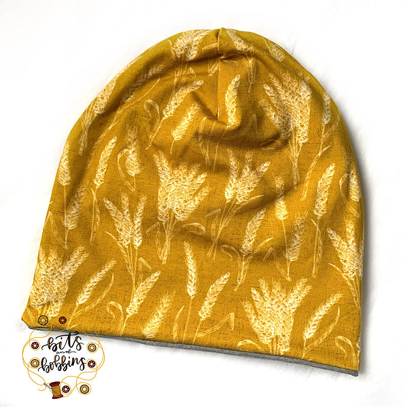Golden Wheat Slouched Beanie