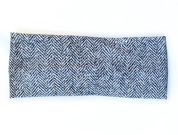 Grey Herringbone Headband