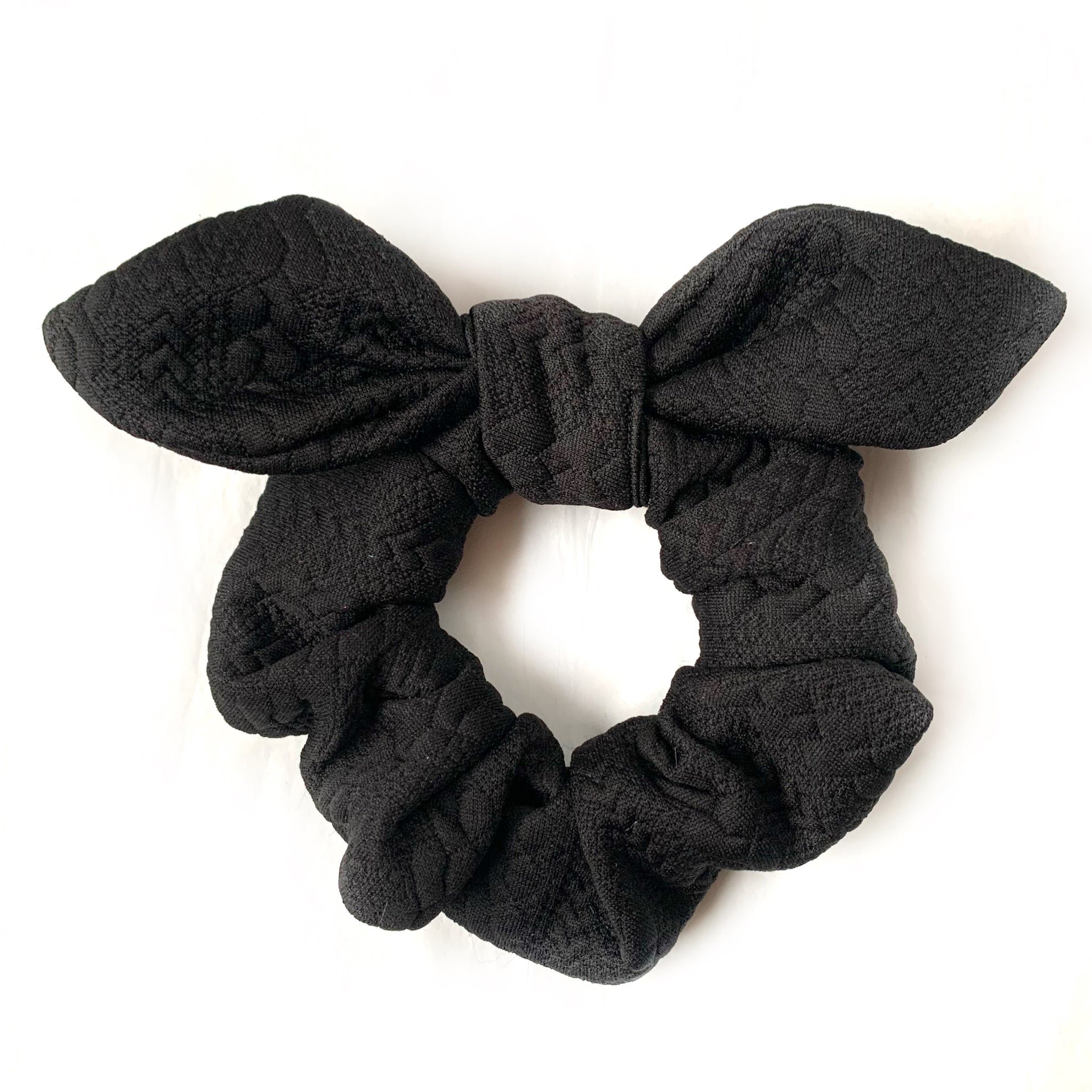 Knit Sweater Black Scrunchie